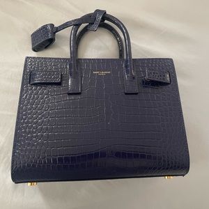 YSL Sac De Jour Nano Croc Bag (BRAND NEW)
